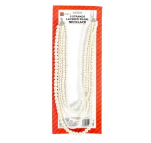 5 Strands Pearl Necklace