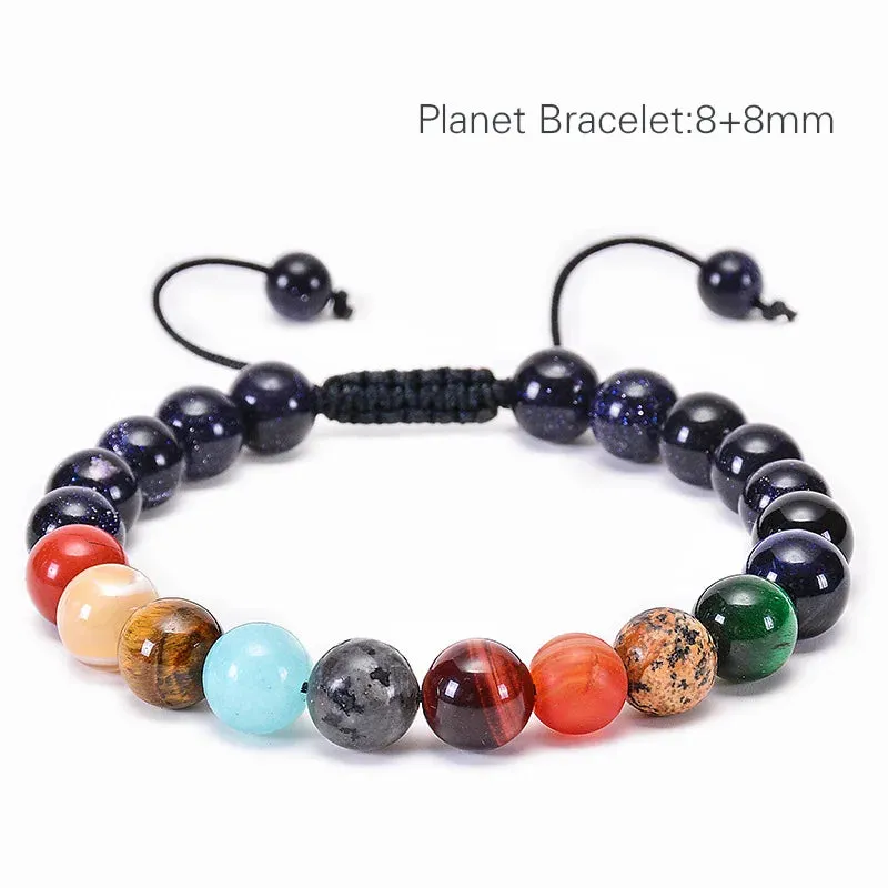 7 Chakra Stone Bead Yoga Meditation Healing Bracelet