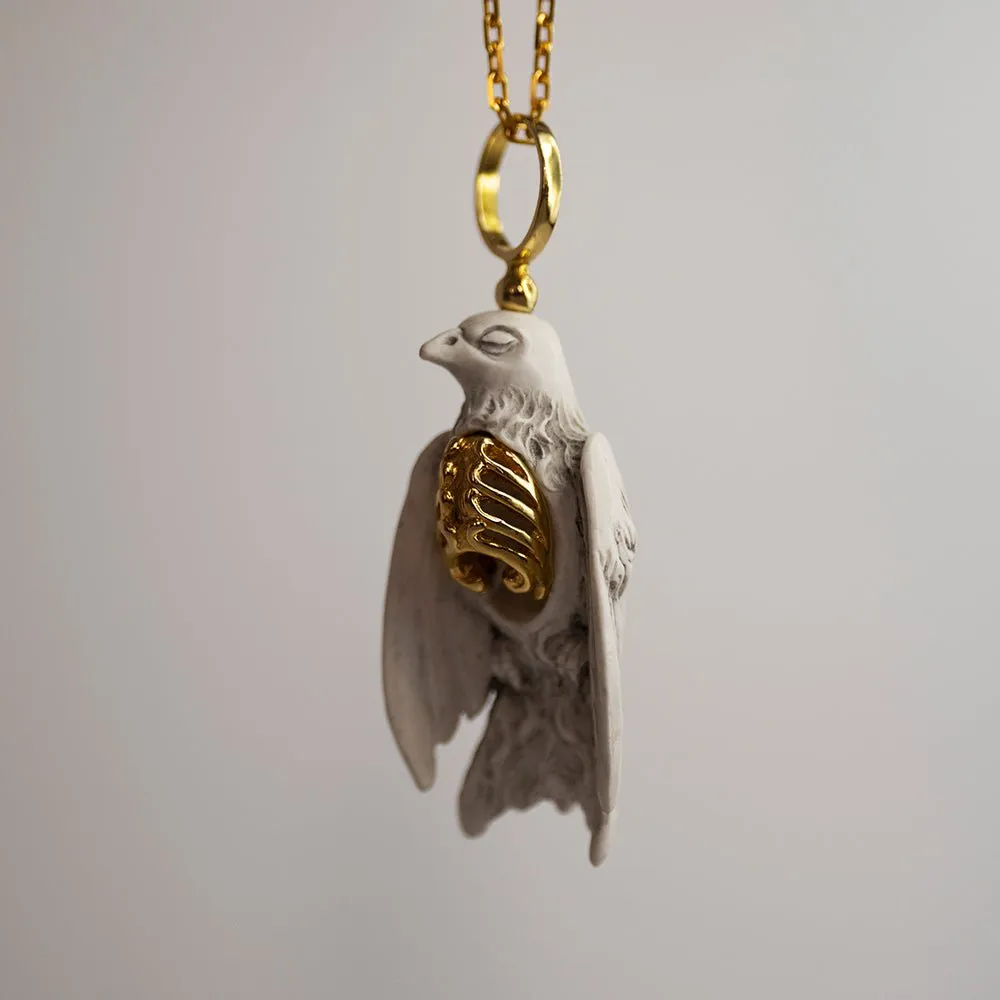 Avis Aeterna pendant - white