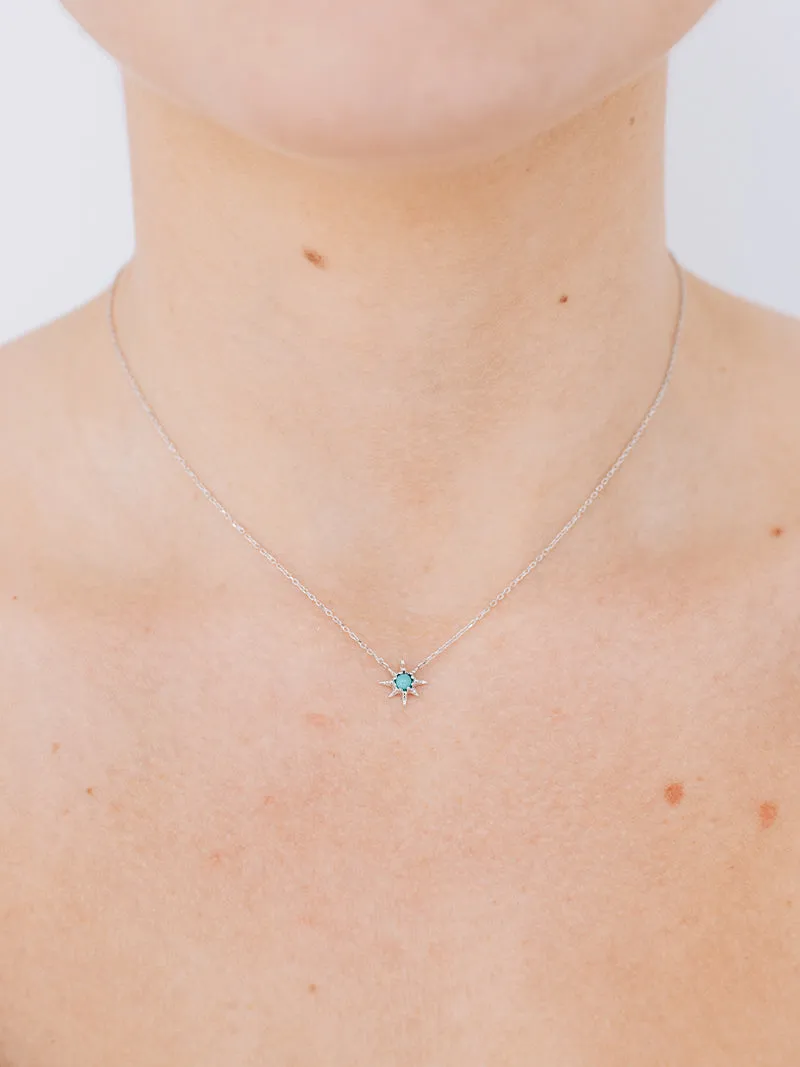 Aztec Micro Starburst Necklace