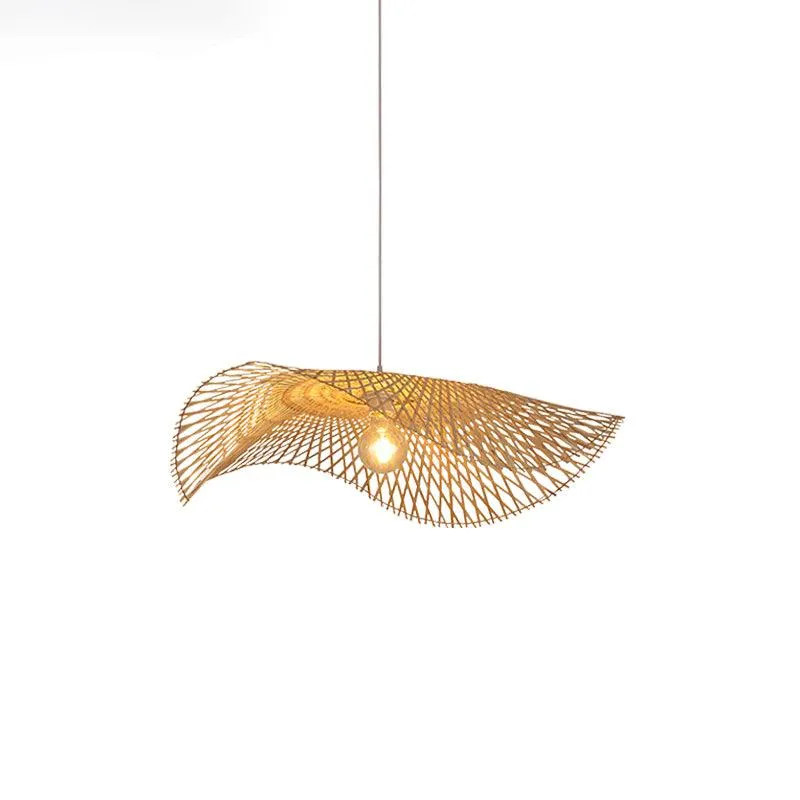 Bamboo Frame Pendant Lamp