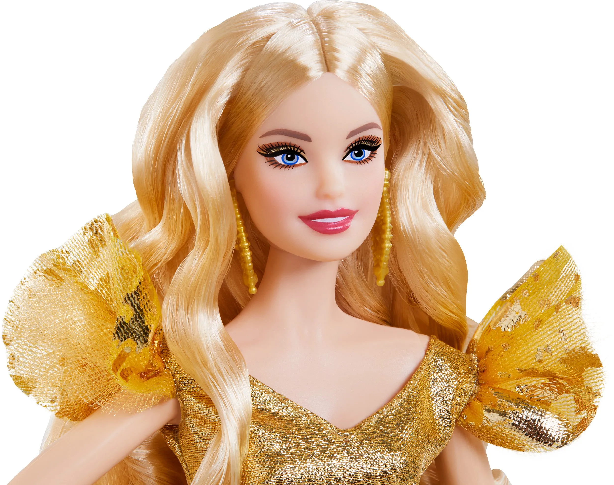 Barbie Signature 2020 Holiday Barbie Doll (12-inch Blonde Long Hair) in Golden Gown