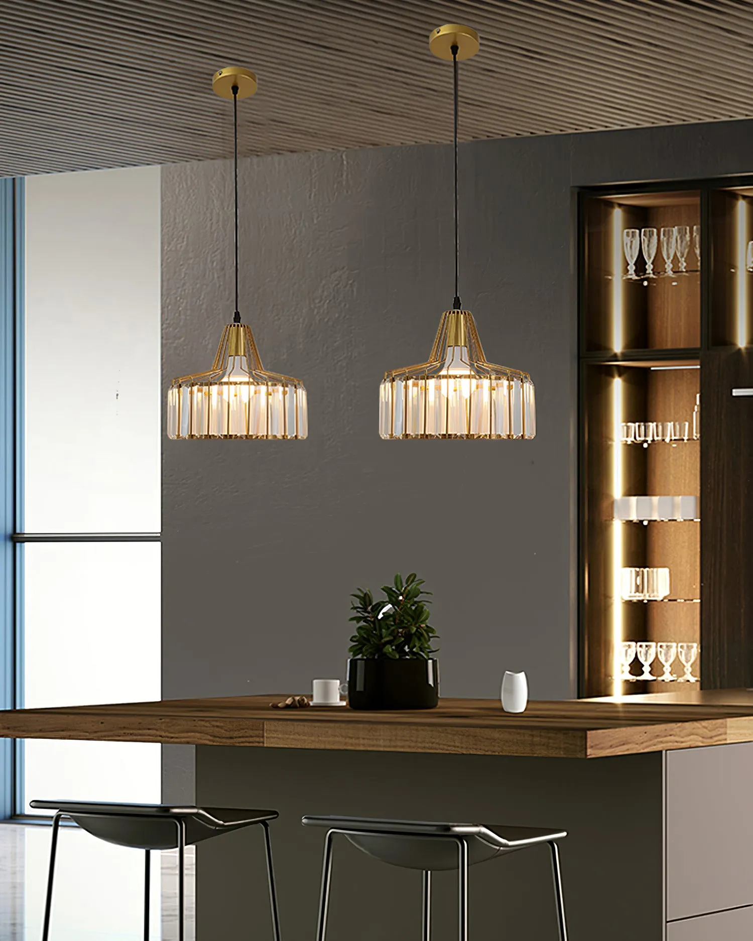 Bruckner Crystal Pendant Lamp