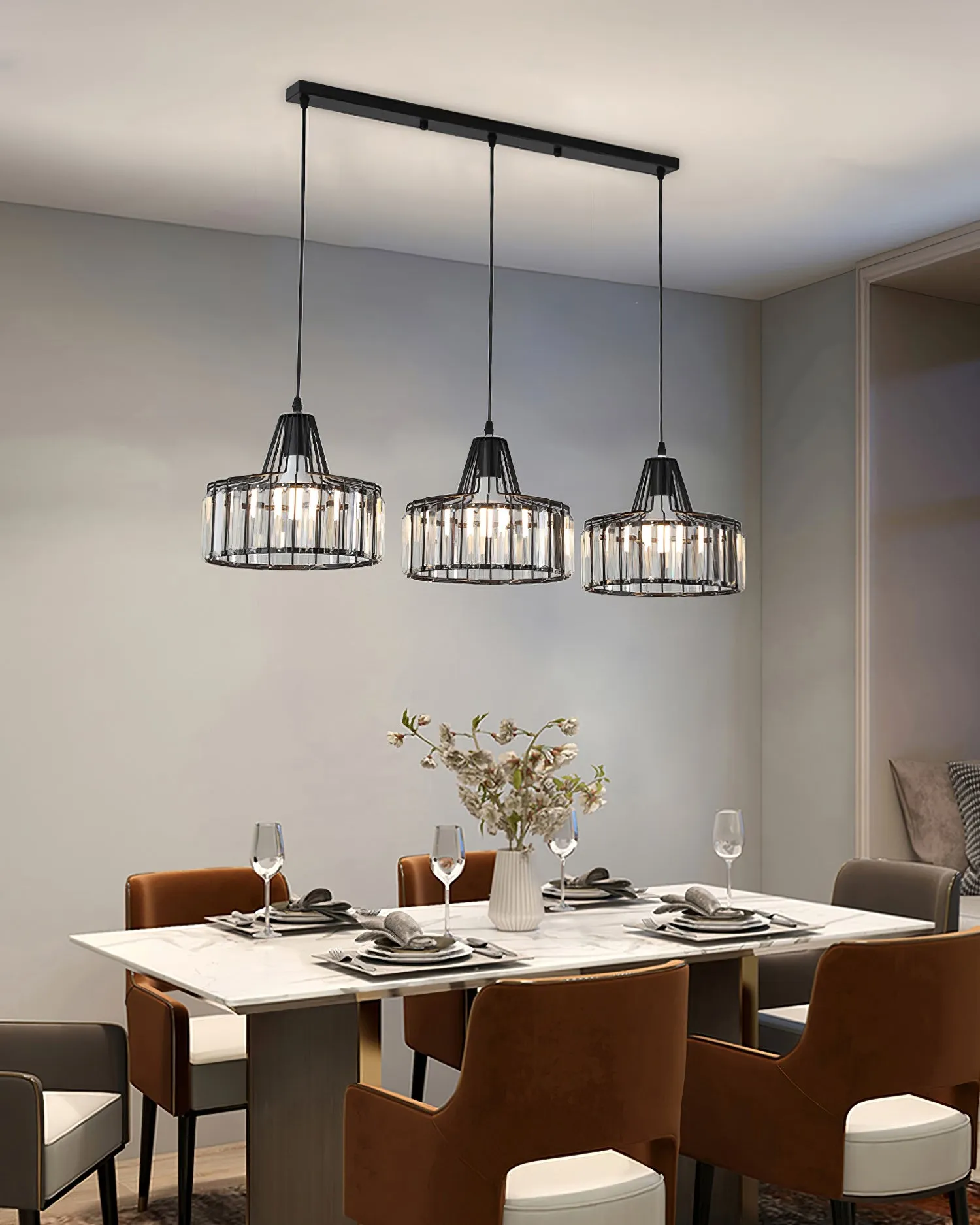 Bruckner Crystal Pendant Lamp