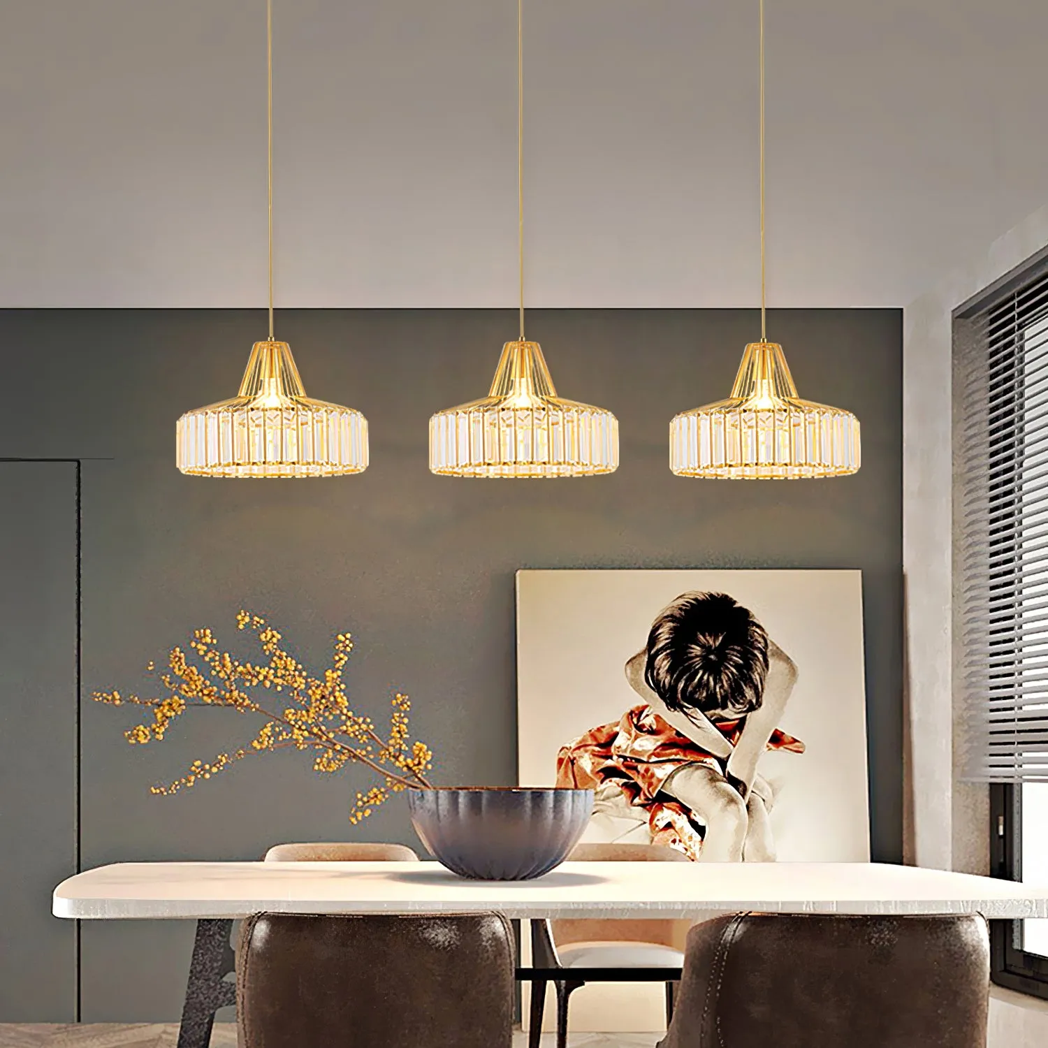 Bruckner Crystal Pendant Lamp