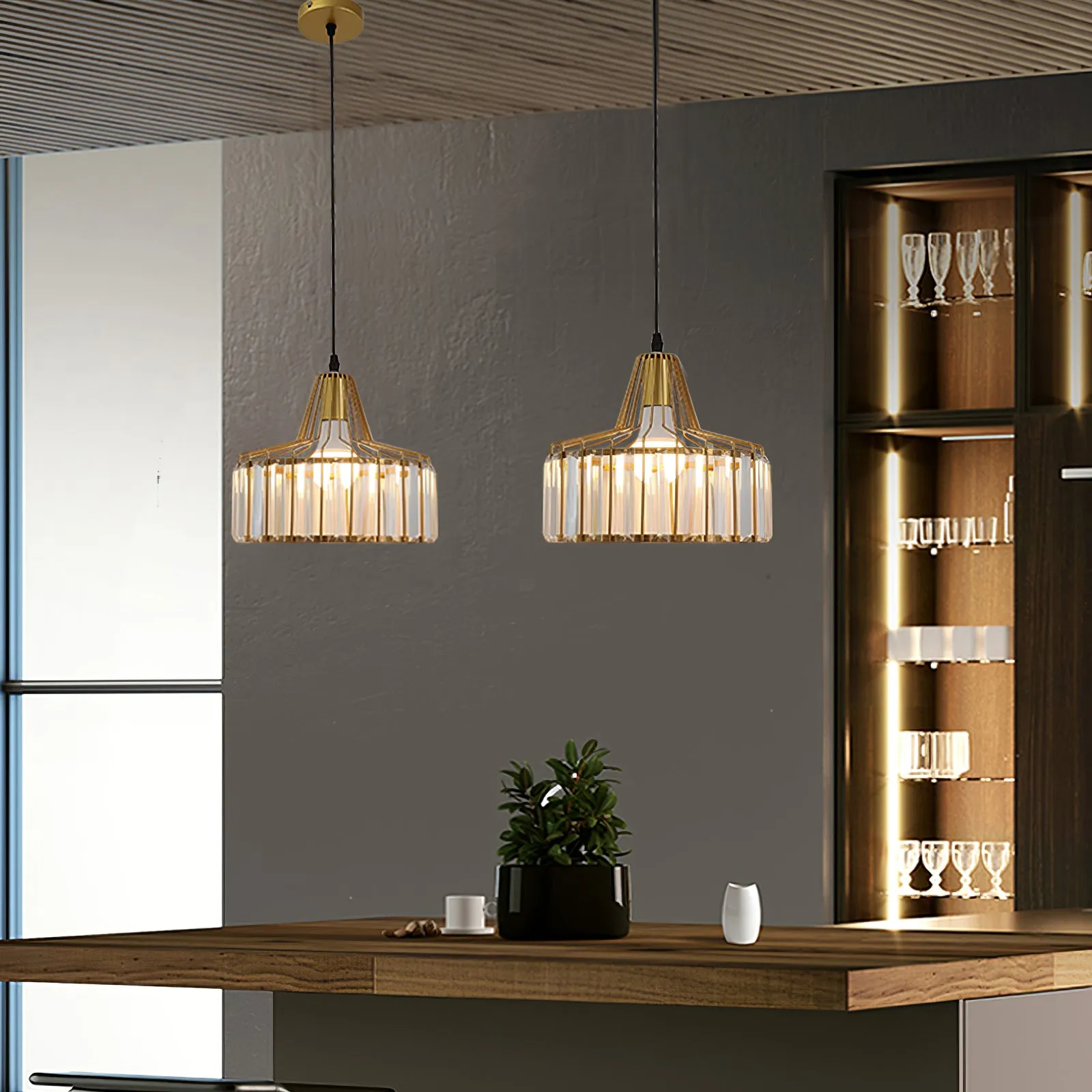 Bruckner Crystal Pendant Lamp