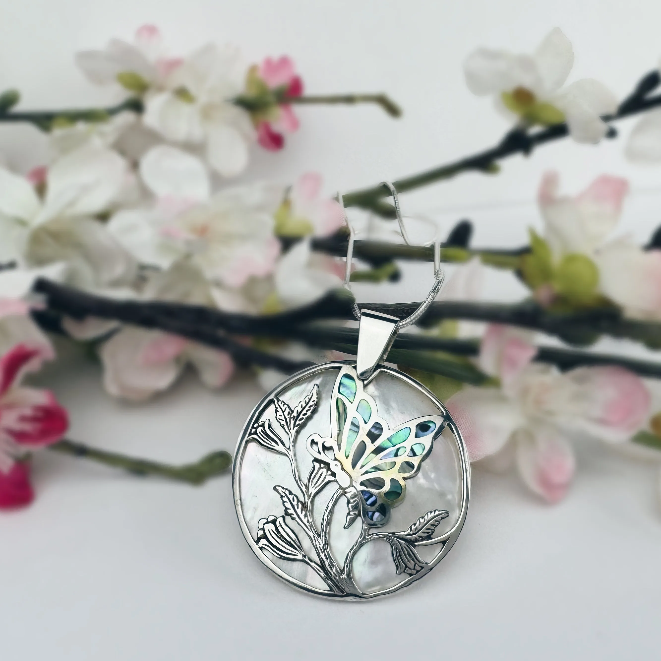 Butterfly Moon Pendant - VP343