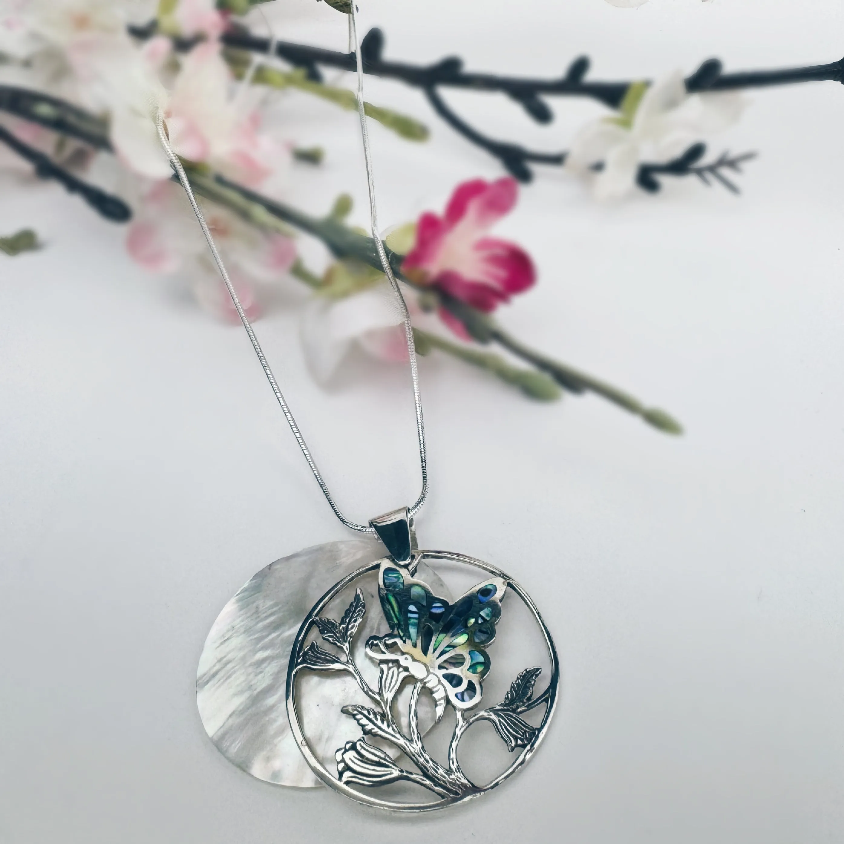 Butterfly Moon Pendant - VP343