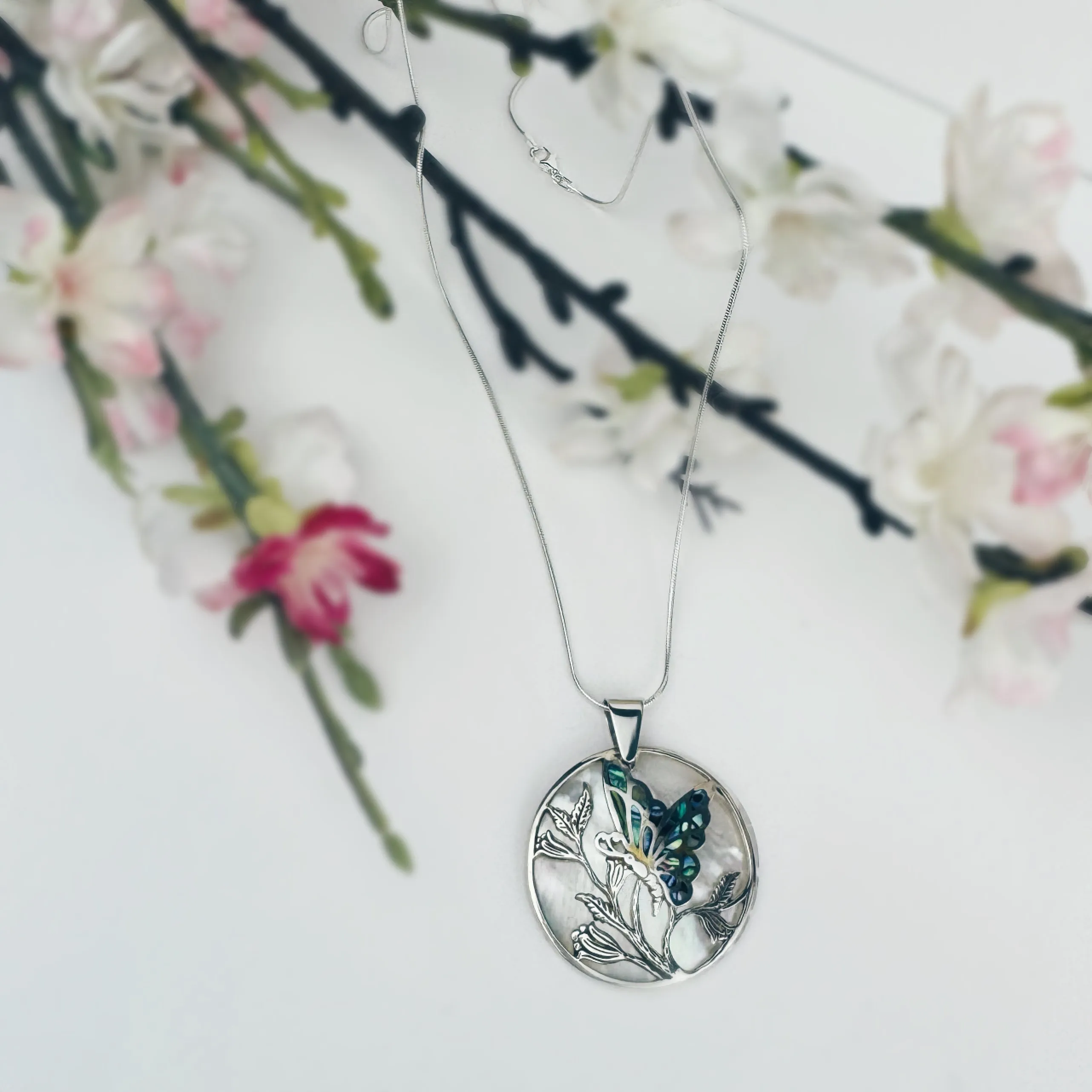 Butterfly Moon Pendant - VP343