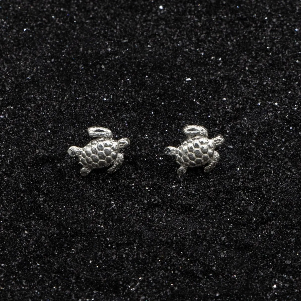 Caribbijou Small Sea Turtle Stopper Stud Earring