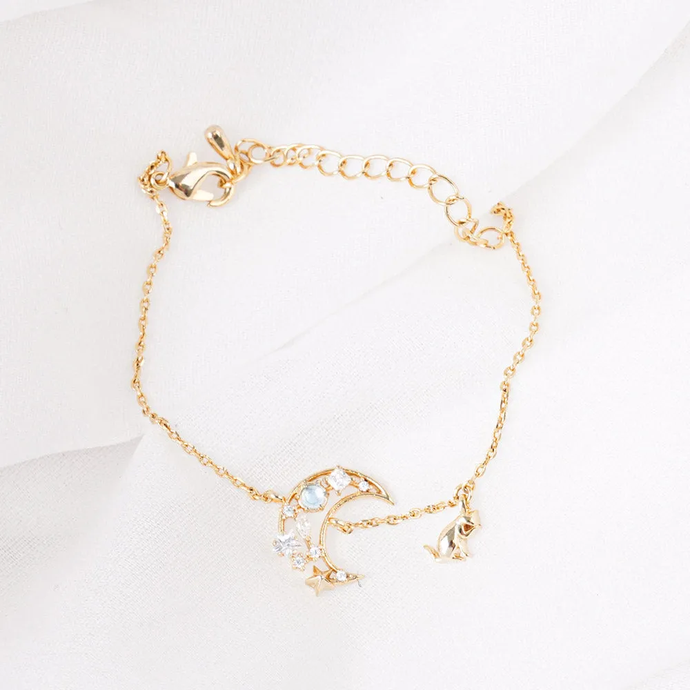 Cat Catch the Stars Bracelet