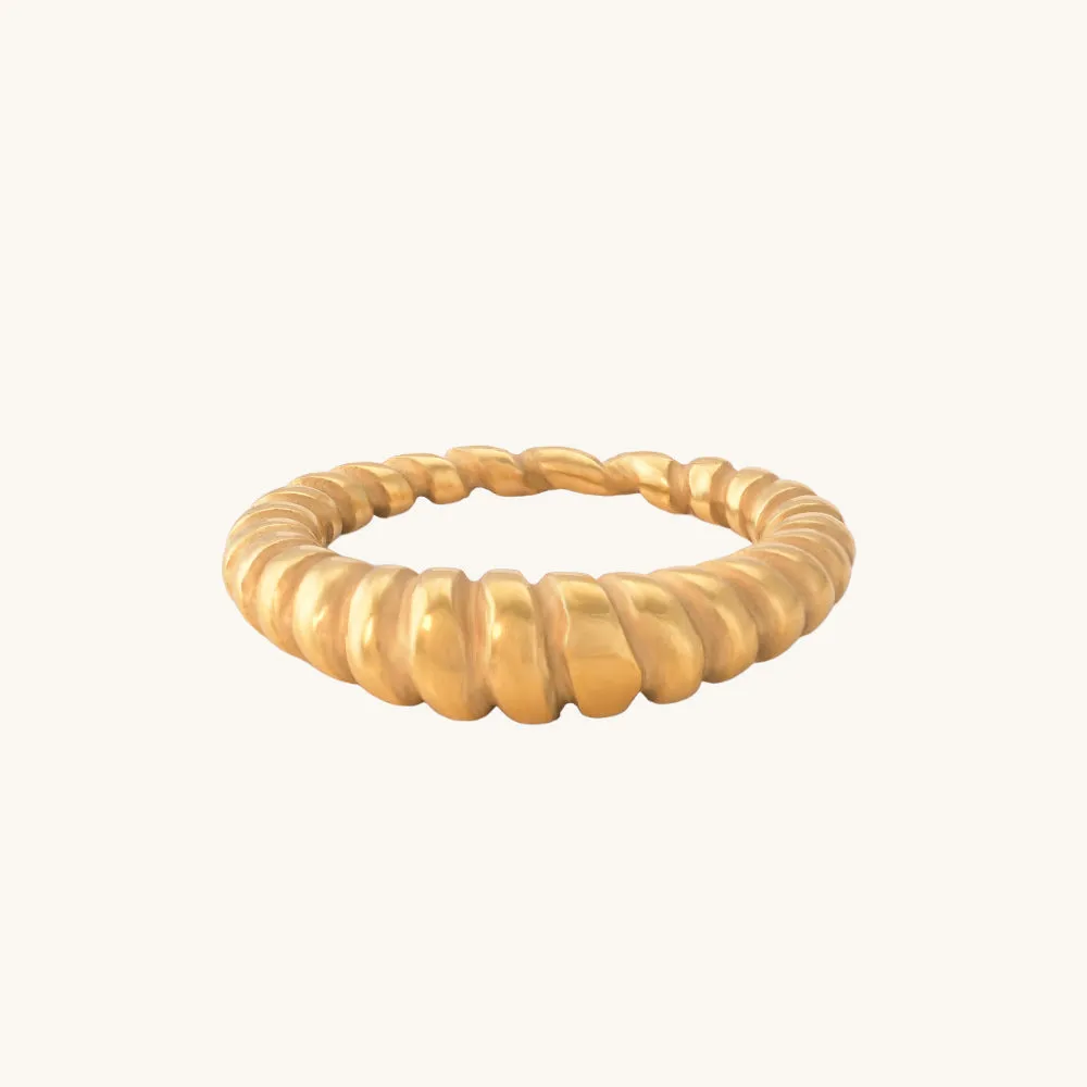 Croissant Signet Ring