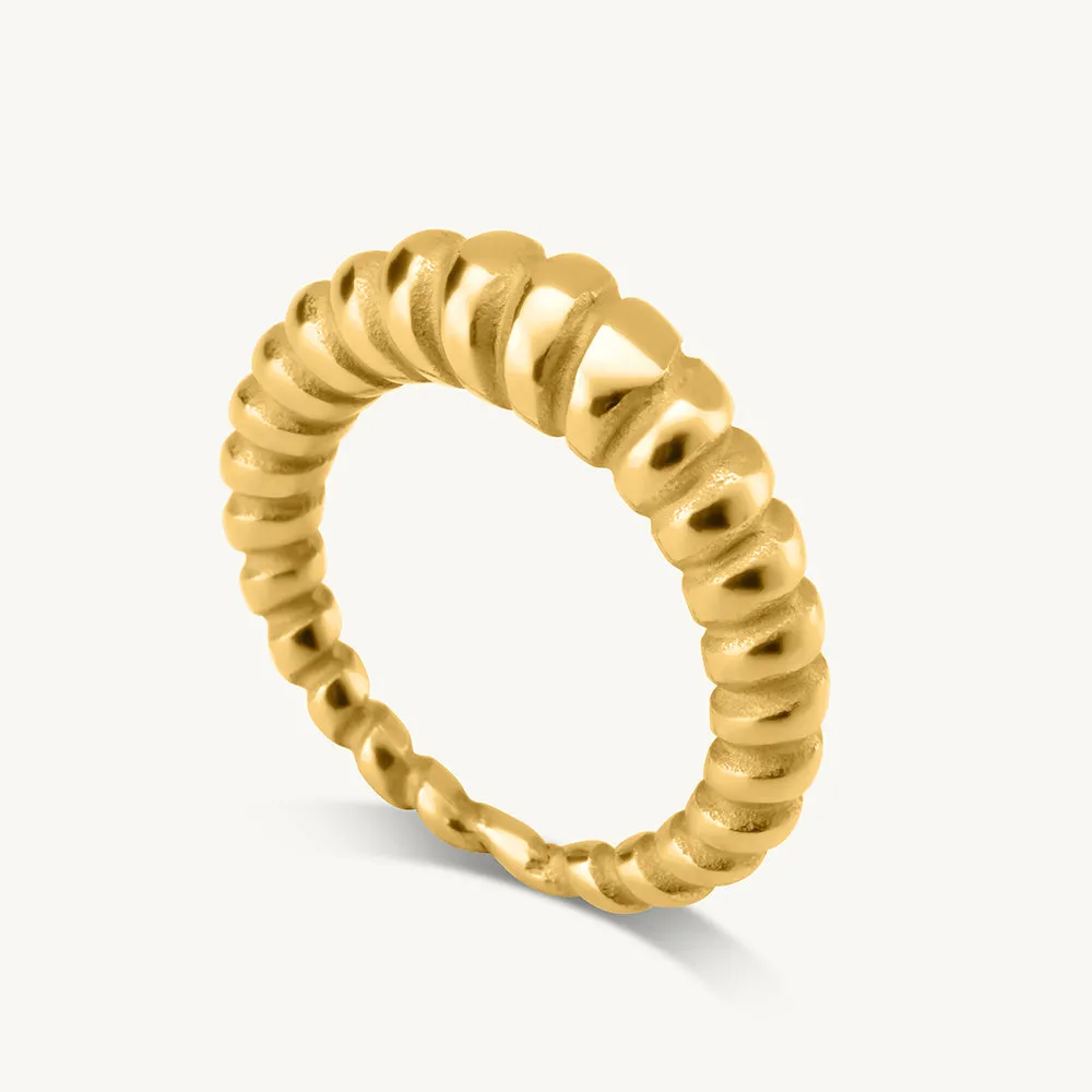 Croissant Signet Ring