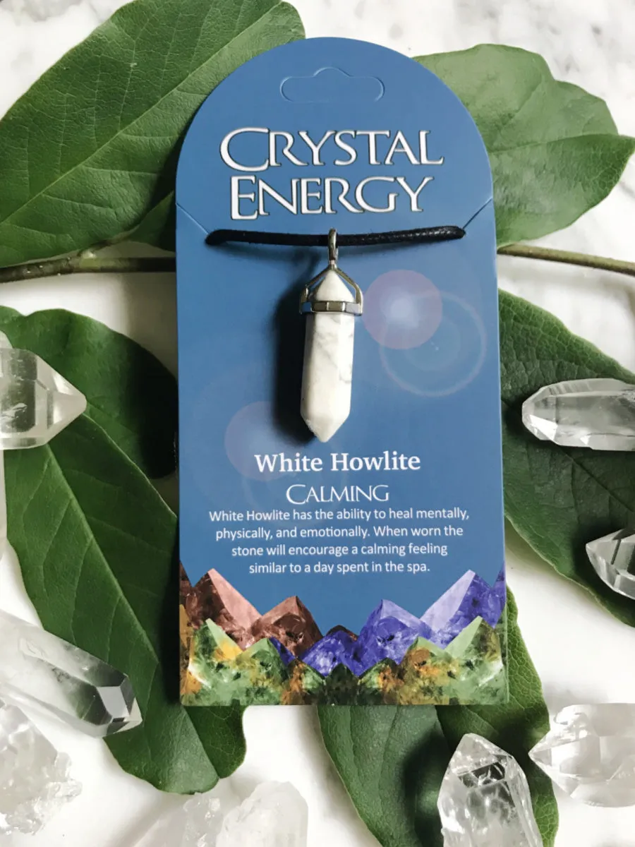 Crystal Energy Gemstone Pendants