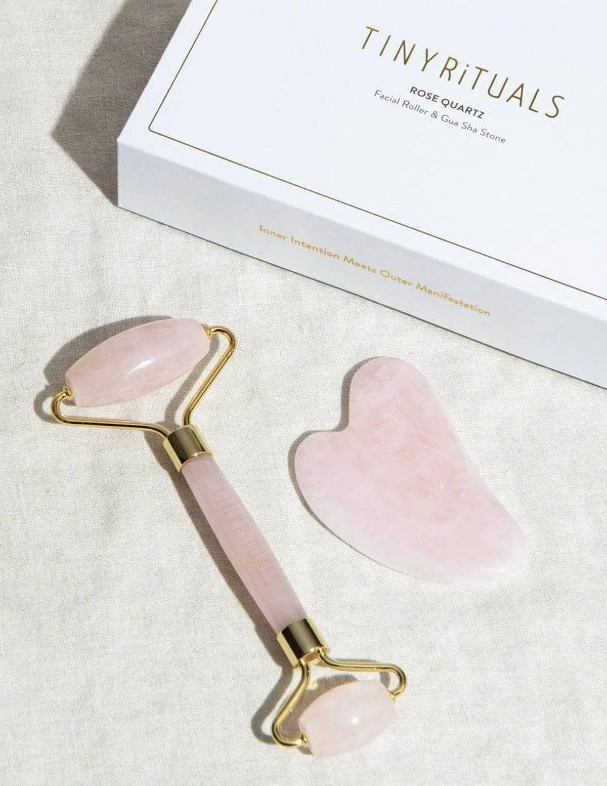 Crystal Gemstone Facial Roller & Gua Sha Kit