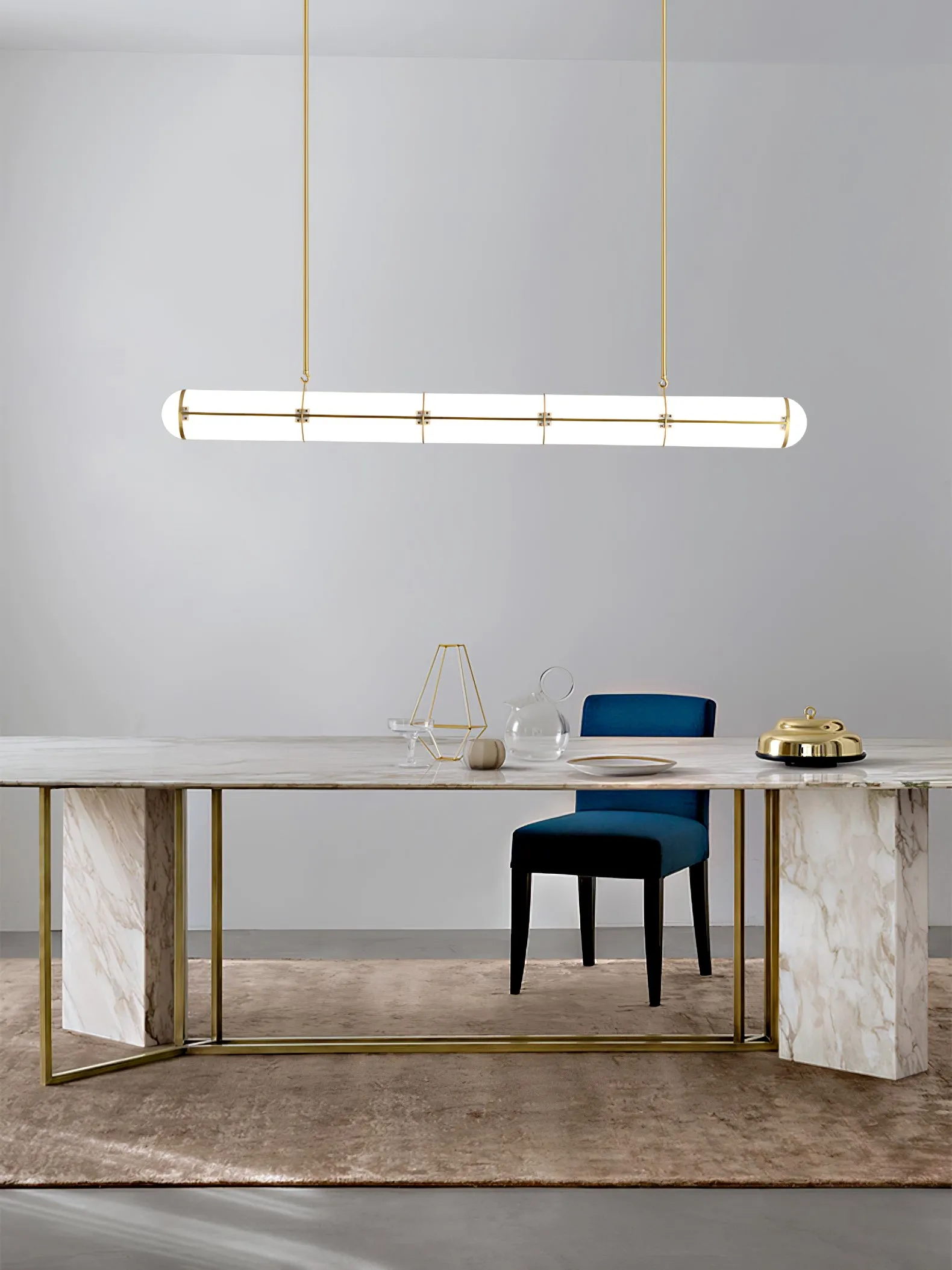 Cylindrical Endless Pendant Light