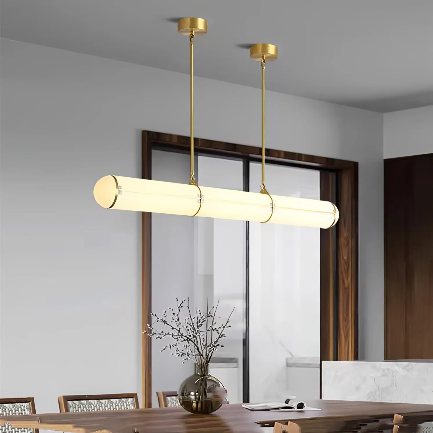 Cylindrical Endless Pendant Light