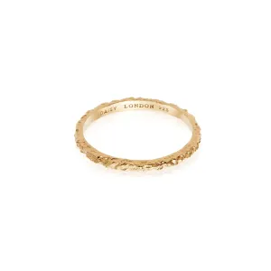 Daisy London Coral Stacking Ring, Gold