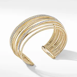 David Yurman Wide Crossover Cuff Bracelet