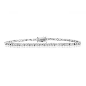 Diamond Jewellery 18ct Gold Tennis Bracelet BDQ711W/GH8