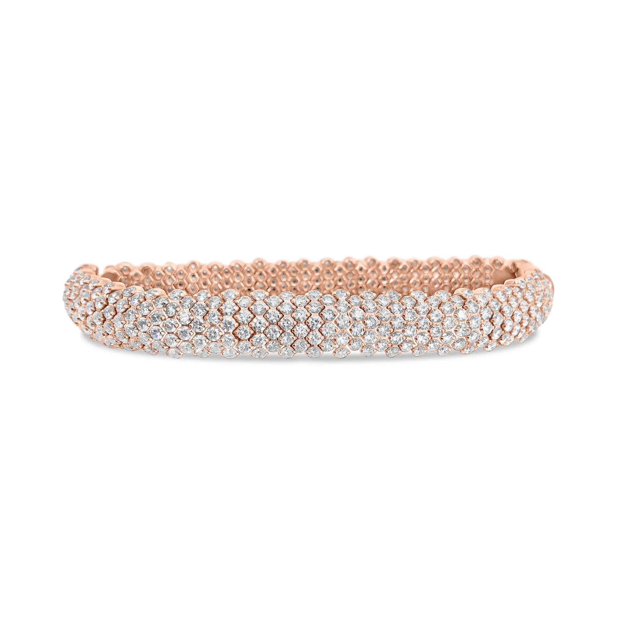 Diamond Multi Row Stretch Bracelet