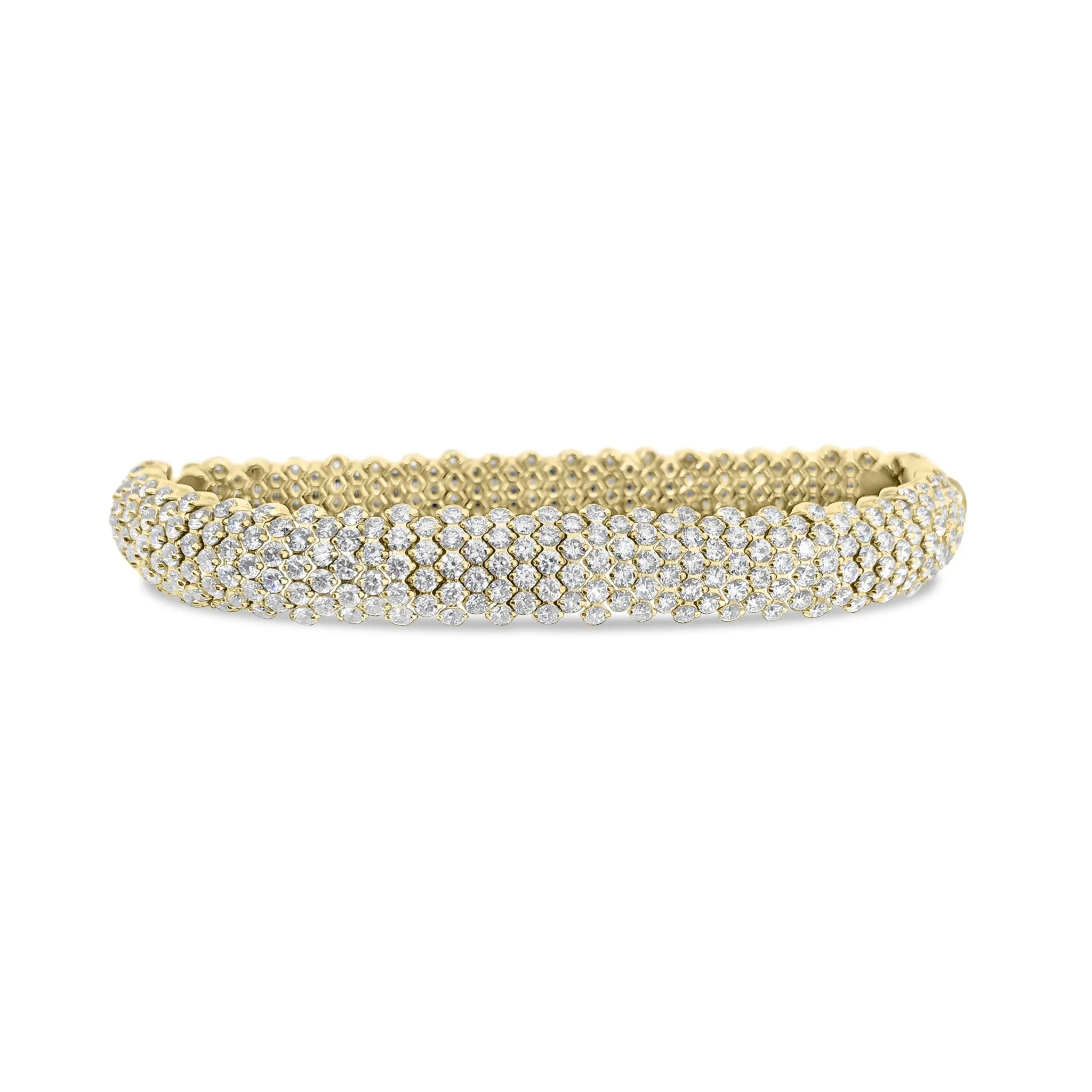 Diamond Multi Row Stretch Bracelet