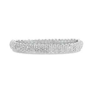 Diamond Multi Row Stretch Bracelet