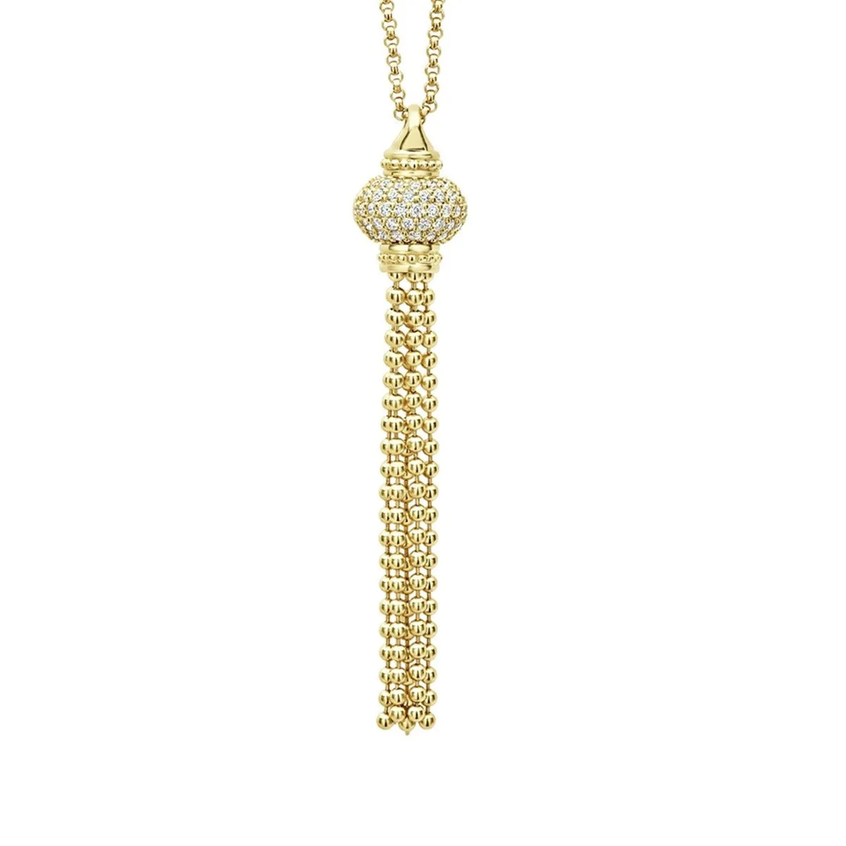 Diamond Tassel Necklace