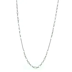 Double Drilled Mixed Shape Rose Cut Diamond Chain