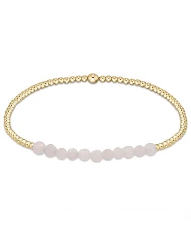 Enewton - Gold Bliss 2mm Bead Bracelet - Moonstone