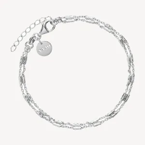 Equilibrium Double-Strand Bracelet (18.5cm   3cm ext)