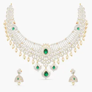 Ezra Nakshatra CZ Necklace Set