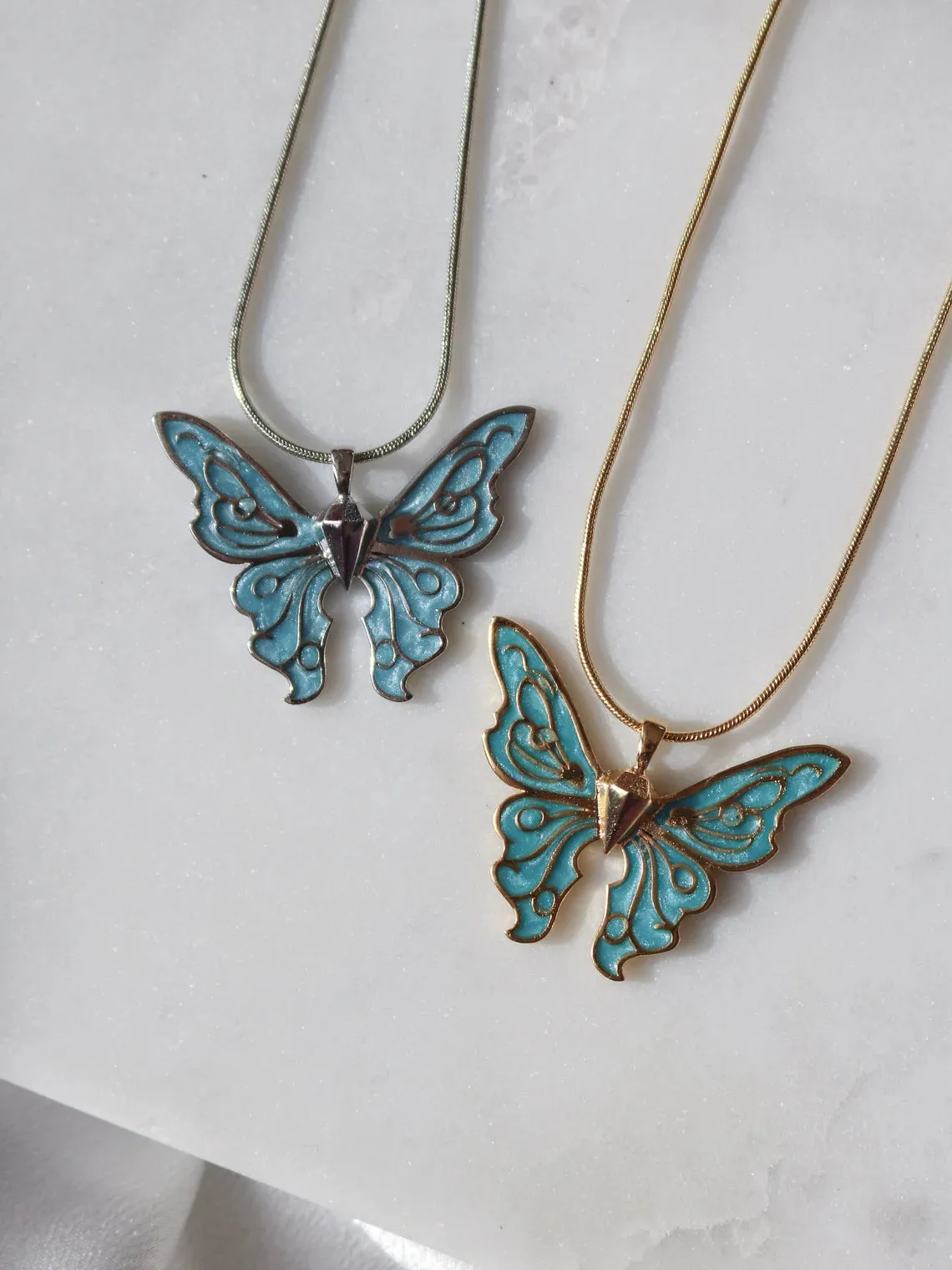 Fairy Azura Butterfly Necklace