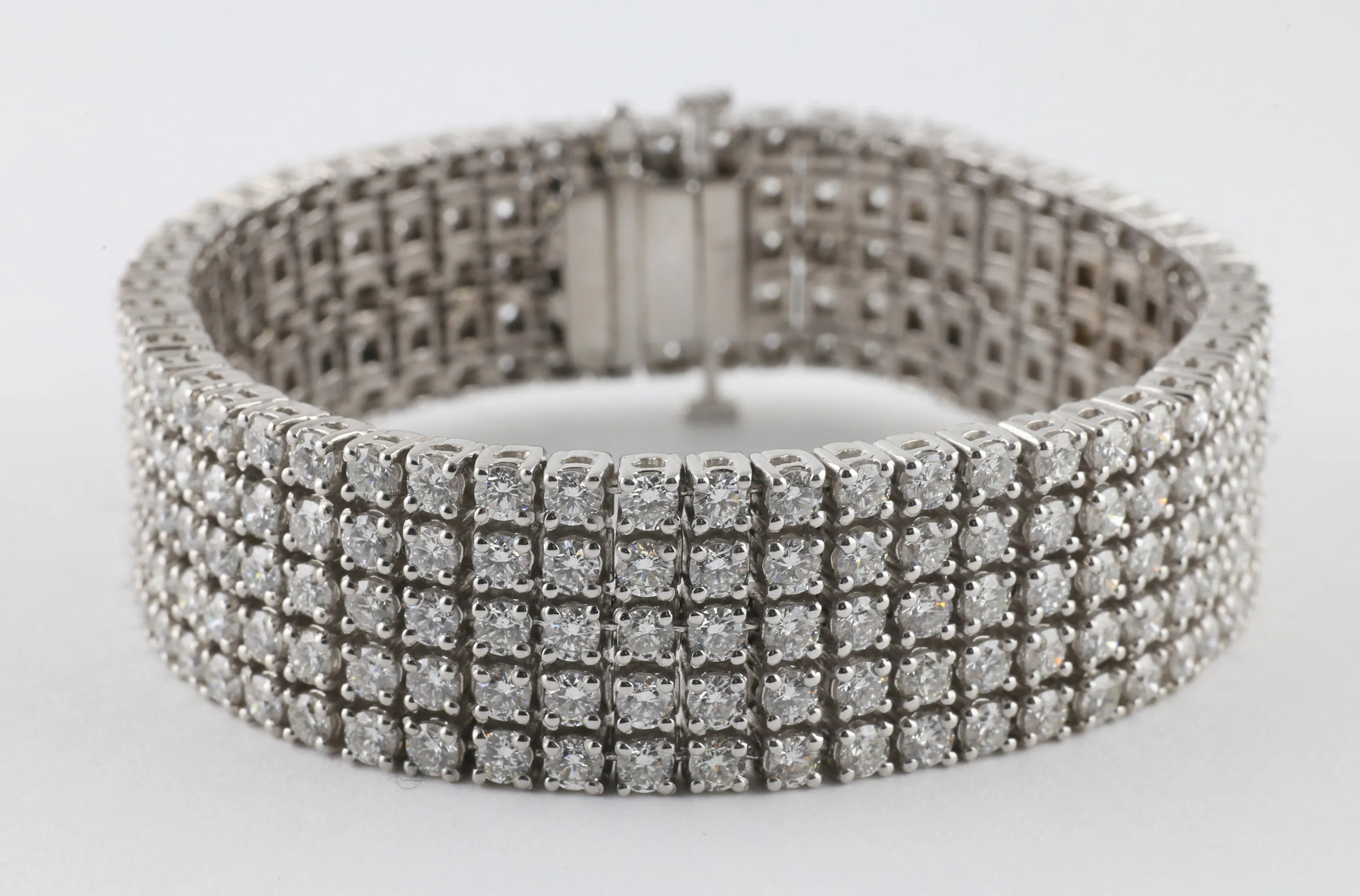 Five-Row Diamond Bracelet