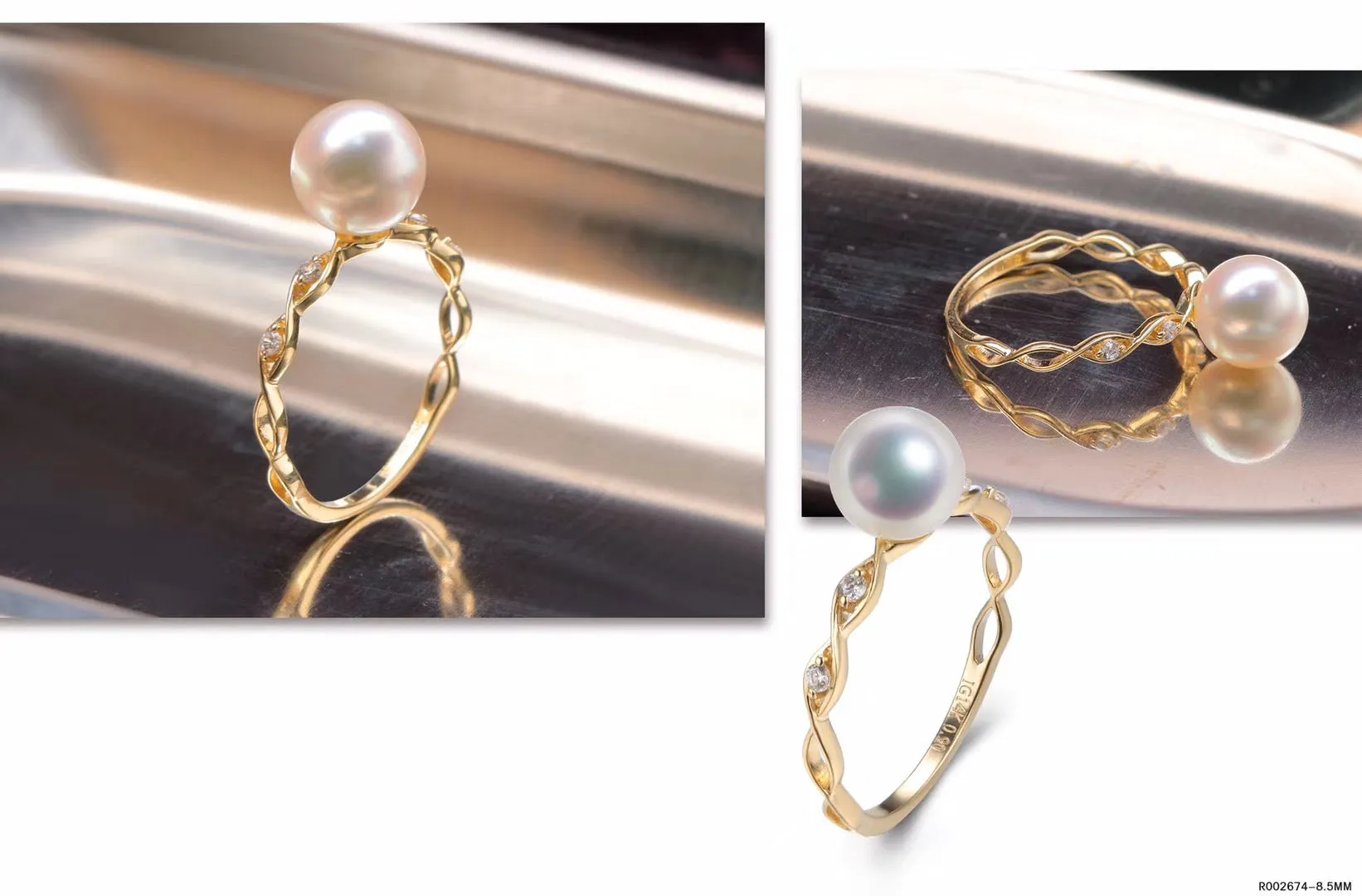 G14K Edison Pearl Ring