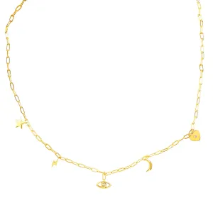 Gold Sister Astro Travel Gold Necklace