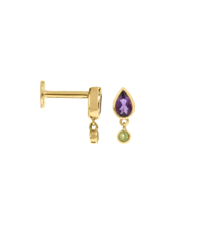 Grapevine Piercing Front 14K