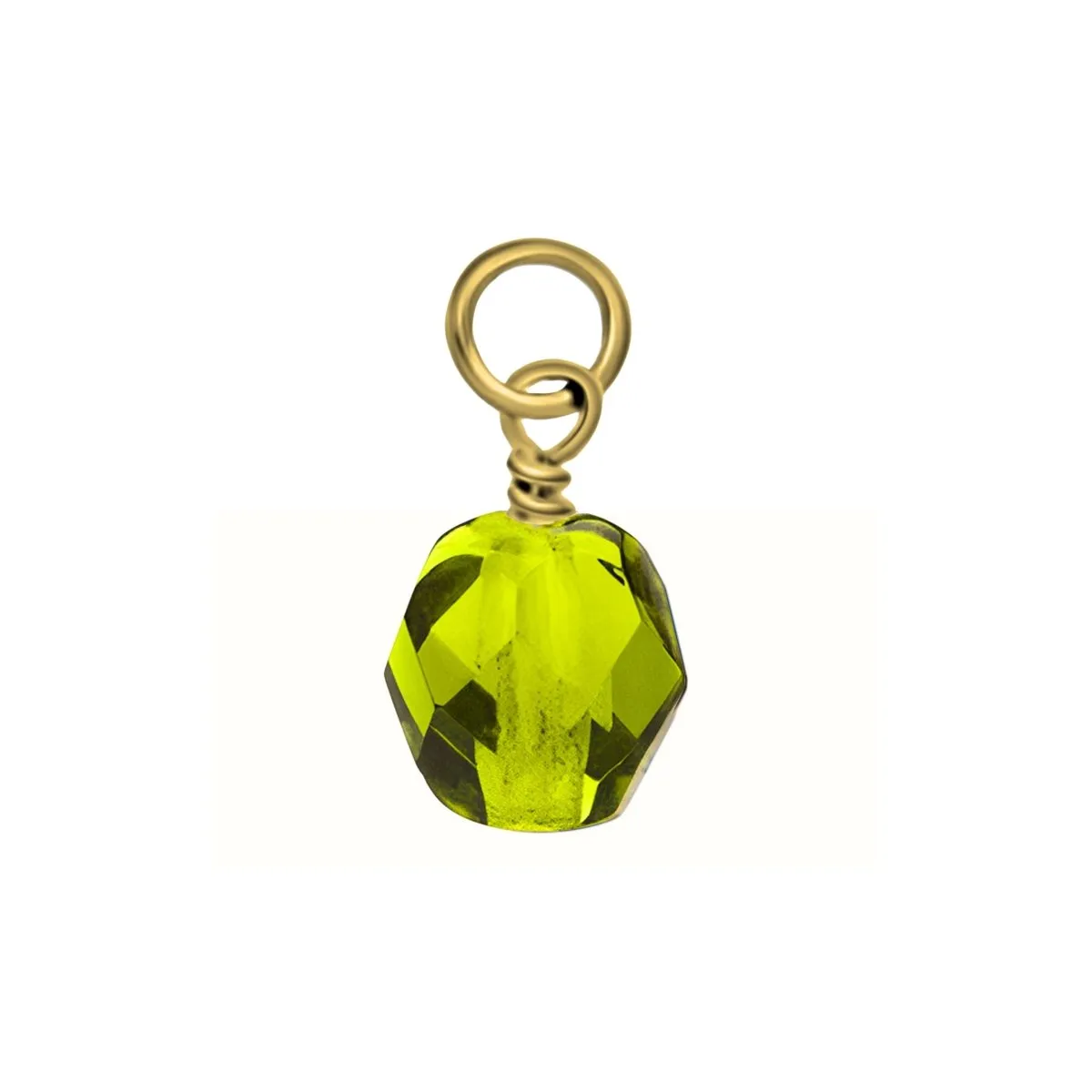 Green Crystal Charm