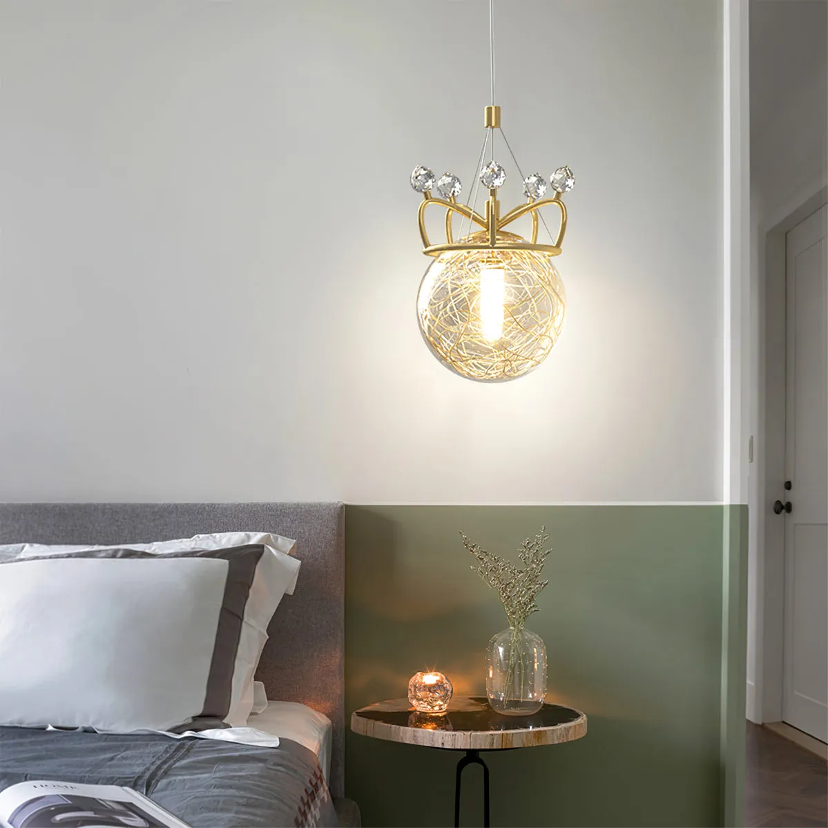 Gypsophila Crown Pendant Lamp