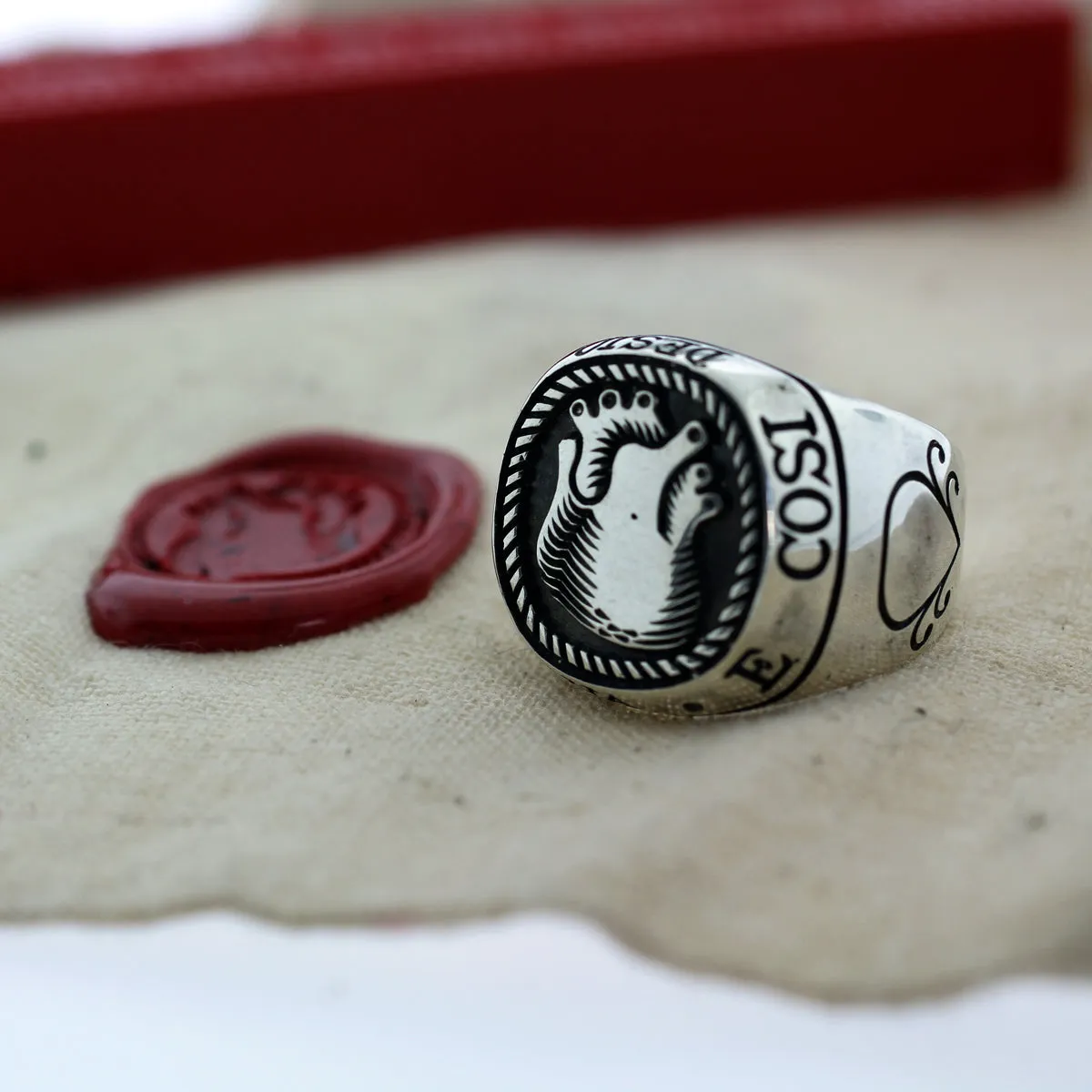 Heart Signet Ring