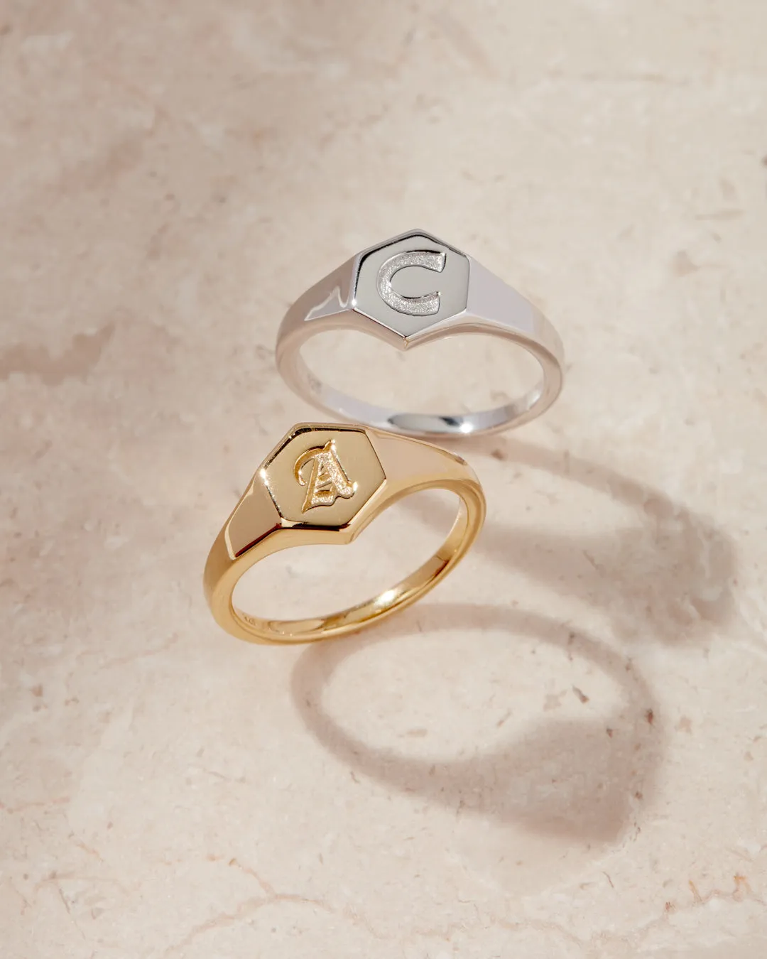 Hexagon Signet Ring [Vintage]