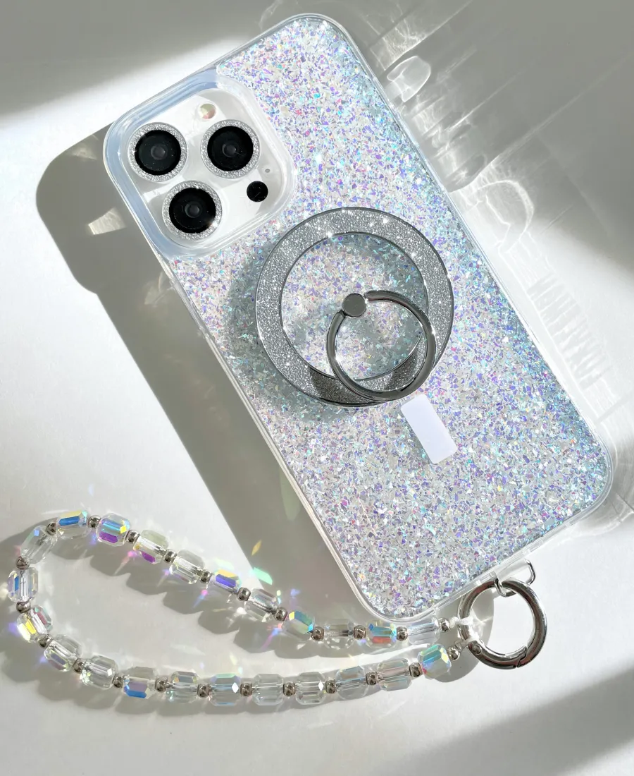 Holo Bead Phone Bracelet