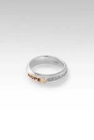 Hope Ring™ in White Zircon