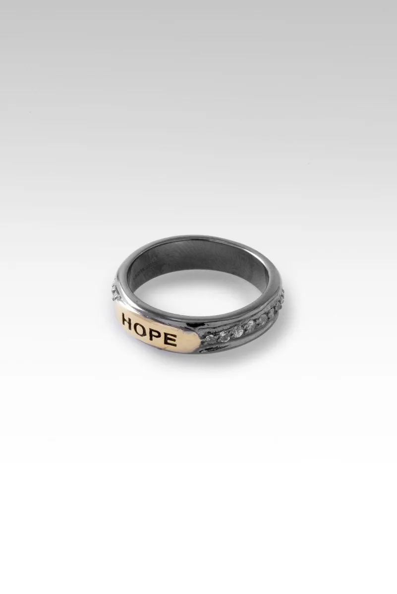 Hope Ring™ in White Zircon