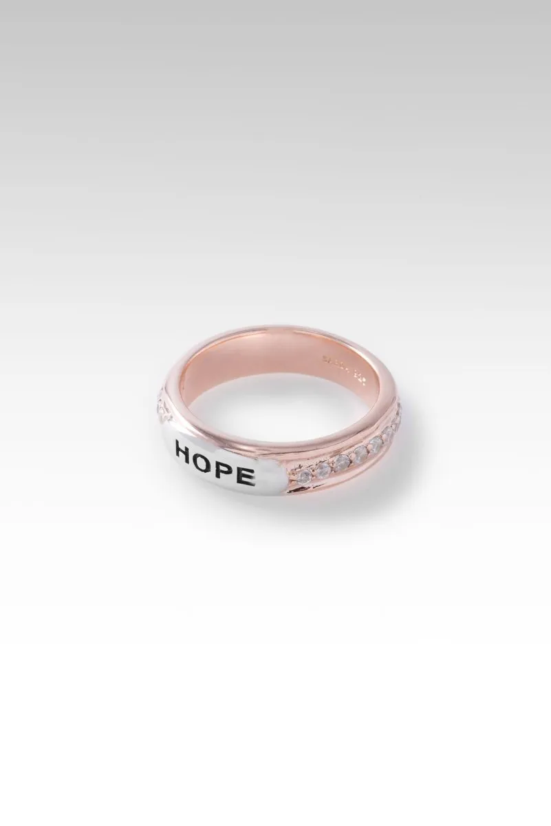 Hope Ring™ in White Zircon