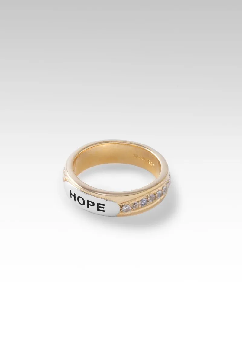 Hope Ring™ in White Zircon