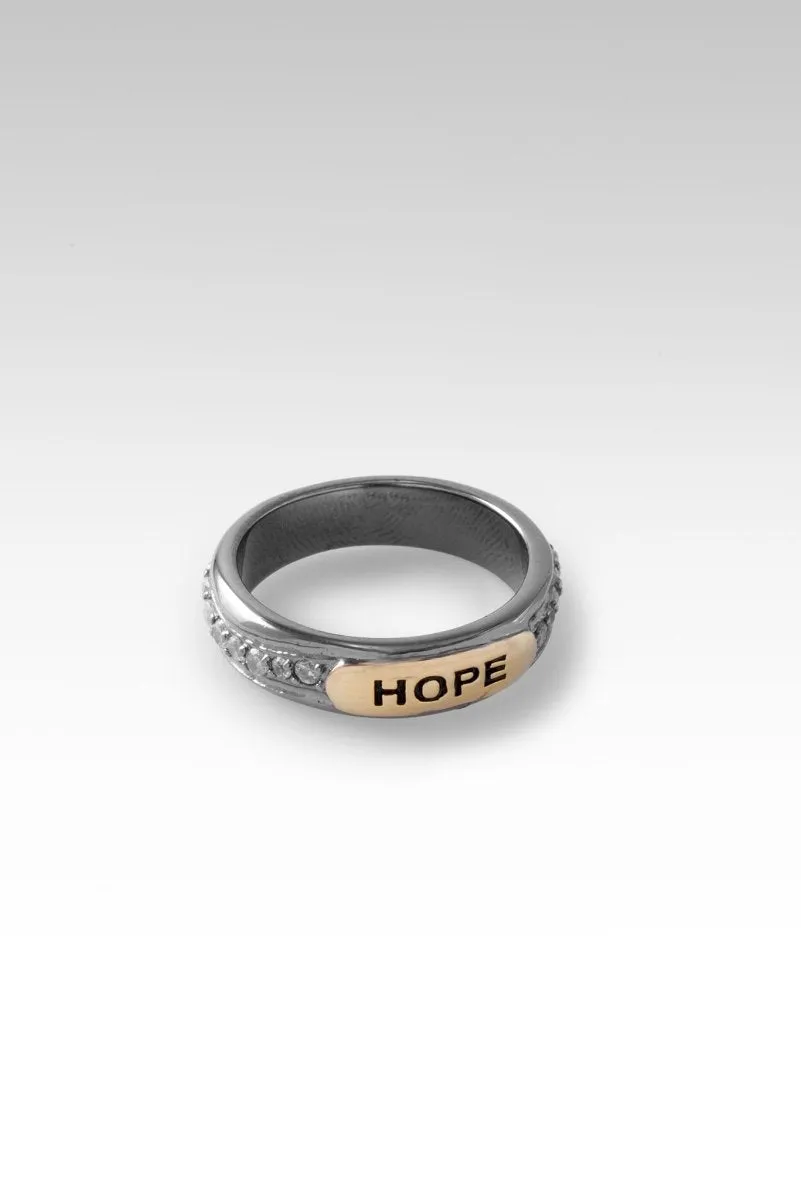 Hope Ring™ in White Zircon