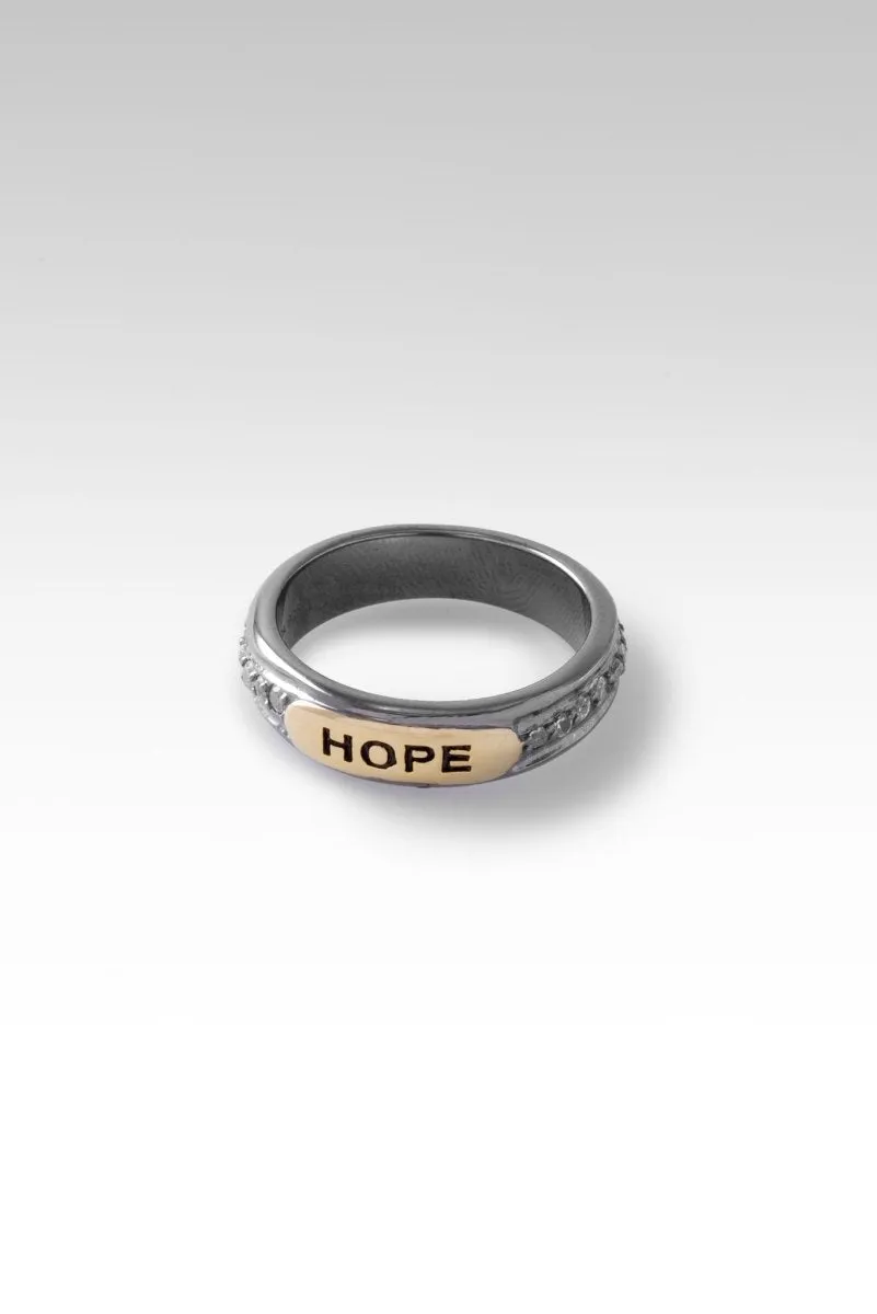 Hope Ring™ in White Zircon