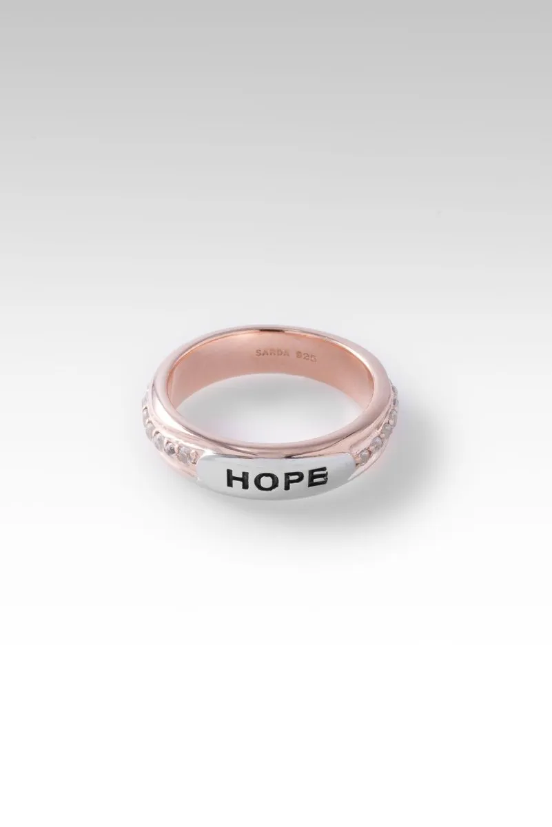 Hope Ring™ in White Zircon