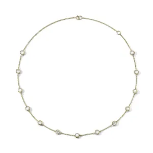 Ippolita 18K Yellow Gold Lollipop 13-Stone Station Necklace in Mother of Pearl, 16-18 inch